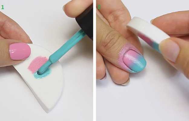 10. Basic Nail Art Techniques with Sponge - wide 1