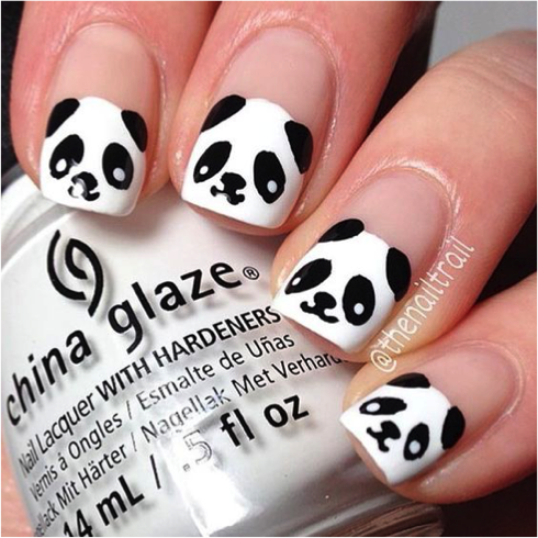 Black and White Nail Designs